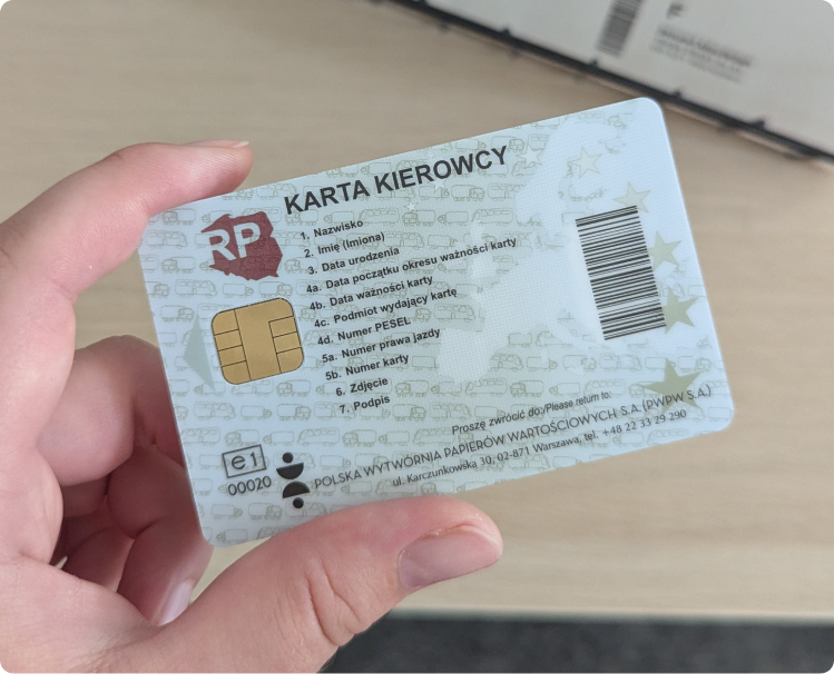 Как быстро получить карту тахографа